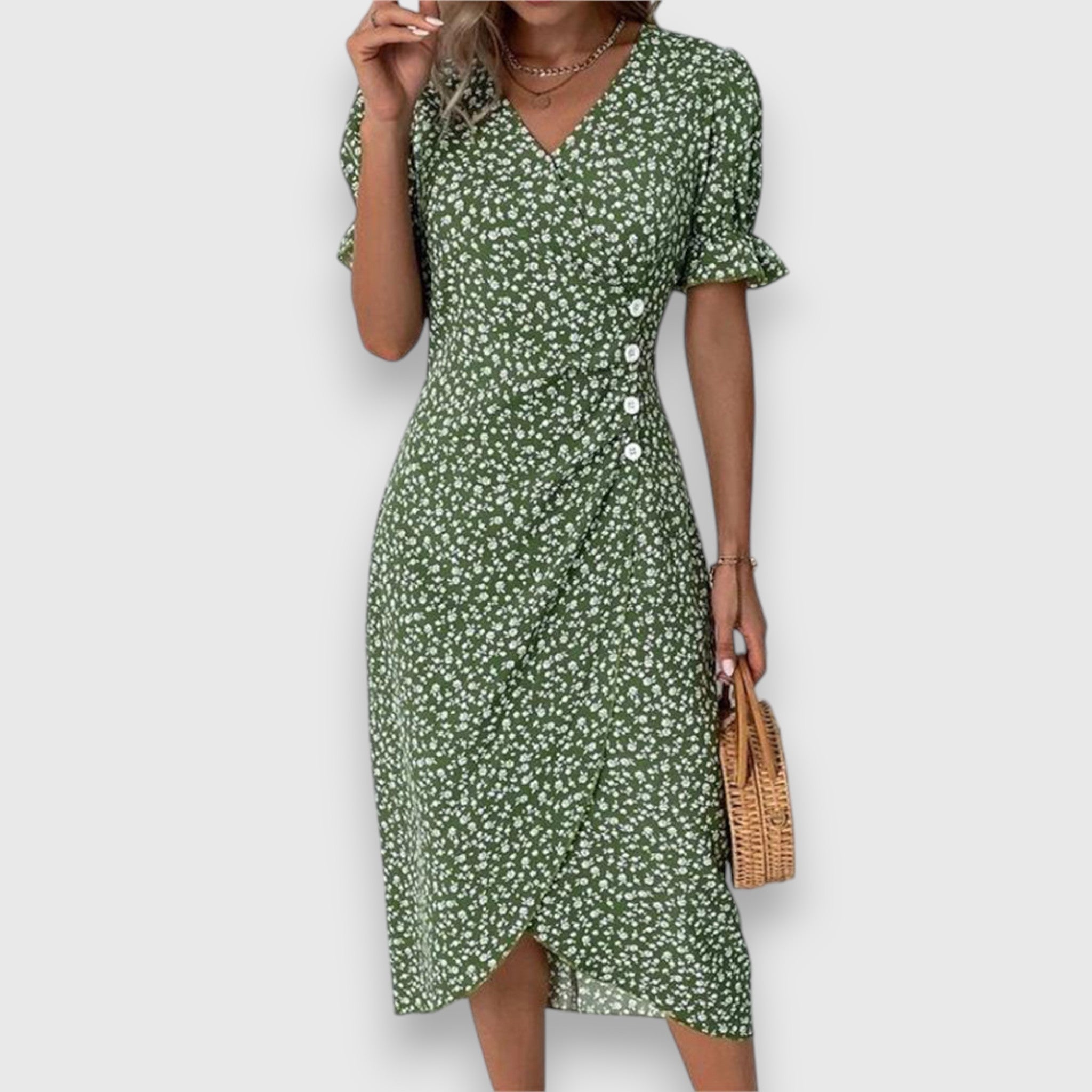 Tessina – Elegant Floral Dress