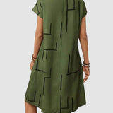 LAURETTA | STRIPED SHIFT DRESS