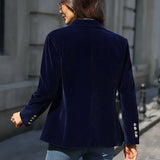 Carole™ | Elegant Velvet Blazer