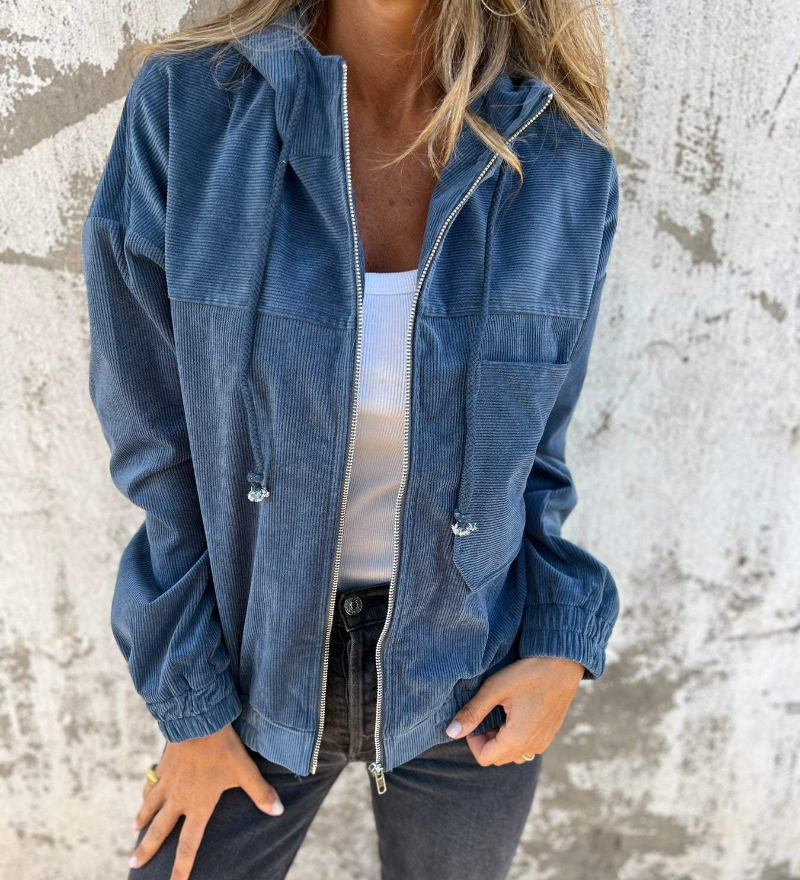 Cynthia™ | Hooded Zip Jacket