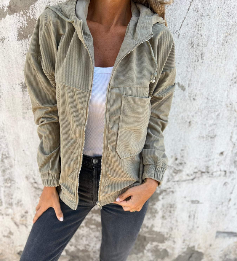 Cynthia™ | Hooded Zip Jacket