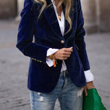 Carole™ | Elegant Velvet Blazer
