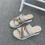 Beatrice | Women's Woven Slip-On Sandals