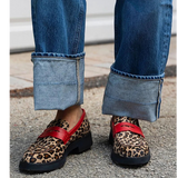 Vira™ | Leopard Accent Loafers