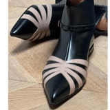 Veya™ | Pointed Geometric Ankle Boot