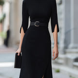 Kennedy | Black Midi Dress
