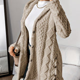 Adriana™ | Plush Hooded Cardigan