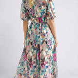 EULALIE | FLORAL MIDI DRESS
