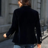 Carole™ | Elegant Velvet Blazer