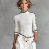 Sport Set with Wide-Leg Drawstring Pants