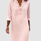 ALESSANDRA | SHIFT MIDI DRESS