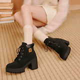 Emma | Platform Heel Ankle Boots
