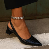 Olga - Shoes with Elegant Block Heel