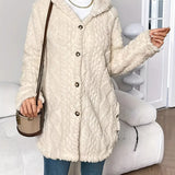 Adriana™ | Plush Hooded Cardigan
