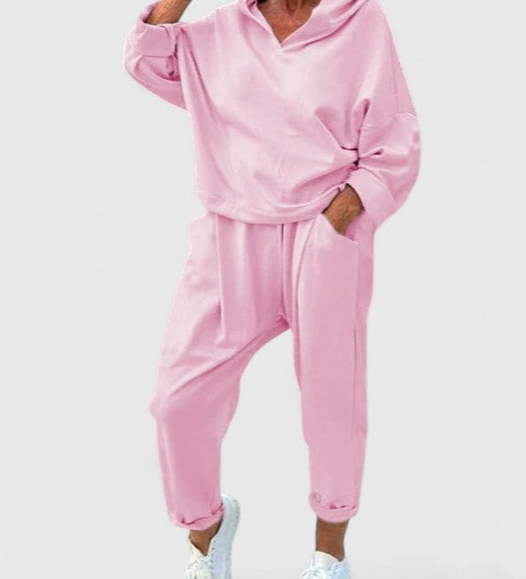 Sally | Comfortable Hooded Sweatshirt Set
