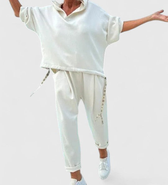 Sally | Comfortable Hooded Sweatshirt Set