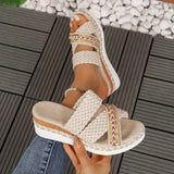 Beatrice | Women's Woven Slip-On Sandals