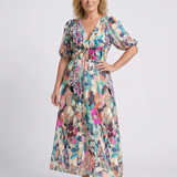 EULALIE | FLORAL MIDI DRESS