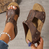Vera | Women's Platform Slip-On Wedge Sandals for Walking