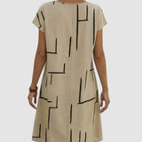LAURETTA | STRIPED SHIFT DRESS
