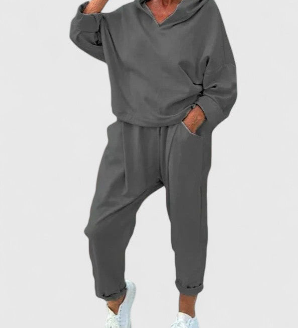 Sally | Comfortable Hooded Sweatshirt Set