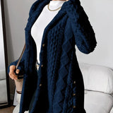 Adriana™ | Plush Hooded Cardigan