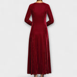 April - Soft Velvet Dress
