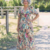 EULALIE | FLORAL MIDI DRESS