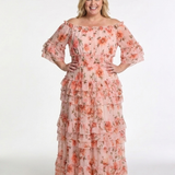 ROSALIE | FLORAL RUFFLE MAXI DRESS