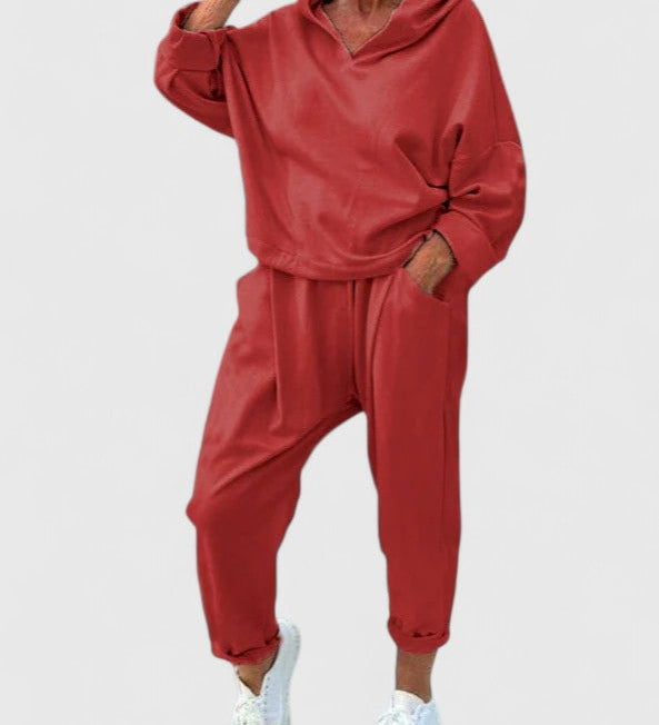 Sally | Comfortable Hooded Sweatshirt Set