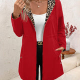 Aleah™ | Reversible Coat with Leopard Print