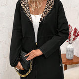 Aleah™ | Reversible Coat with Leopard Print