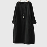 Grace | Relaxed Corduroy Midi Dress