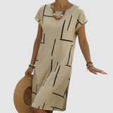 LAURETTA | STRIPED SHIFT DRESS