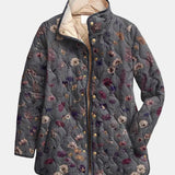Georgia™ | Vintage Floral Print Quilted Jacket