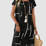 LAURETTA | STRIPED SHIFT DRESS