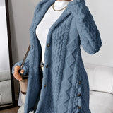 Adriana™ | Plush Hooded Cardigan