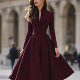 Jennifer | V-Neck Midi Dress