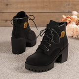 Emma | Platform Heel Ankle Boots