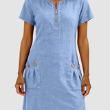 ELIANA | CASUAL A LINE DRESS