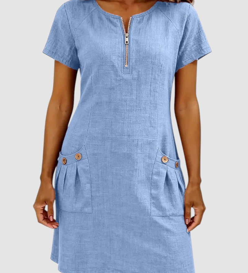 ELIANA | CASUAL A LINE DRESS