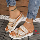 Beatrice | Women's Woven Slip-On Sandals