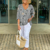 Anita | Elegant Floral Blouse