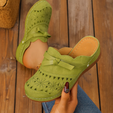 Amelia - Comfortable Clogs with Artisan Design