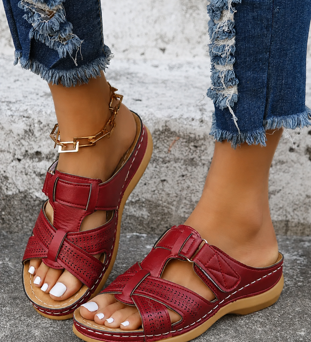 Skylark | Women's Orthopedic Cushioned Wedge Sandals