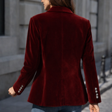 Carole™ | Elegant Velvet Blazer