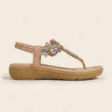 Esmeralda - Jewel Sandals with Artisan Design