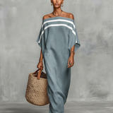 Minimalist Linen Maxi Dress