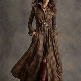 Mireline - Classic Button-Up Shirt Dress