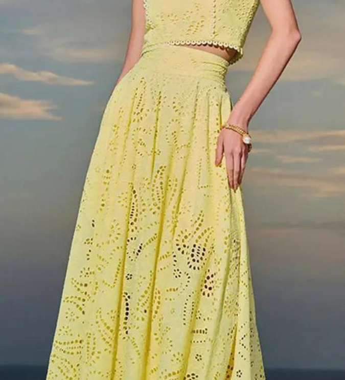 Caxieh | Elegant Long Skirt Set